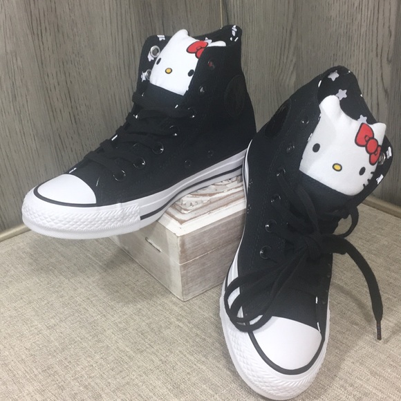 Converse CTAS Hi black/fiery red/white - Picture 2 of 8